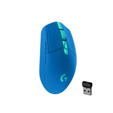 Logitech G305 LIGHTSPEED Wireless Gaming Mouse, Hero 12K Sensor, 12,000 DPI, Lightweight, 6 Programmable Buttons, 250h Battery Life, On-Board Memory, PC/Mac - Blue